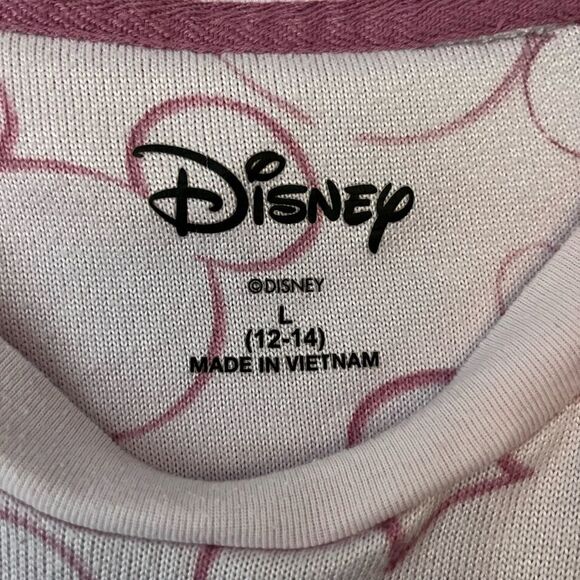 Disney Women's Long Sleeve Sweater Mickey Minnie Character Large  size (12-14) - Picture 2 of 5